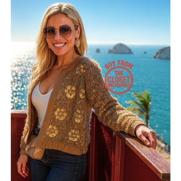 RARE!!! ZARA Sequined Cardigan NWT LAST ONE!!! - Picture 1 of 16